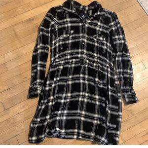 American Eagle Outfitters flannel dress.